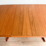 Danish Teak Dining Table w/ Butterfly Leaf