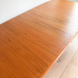 Danish Teak Dining Table w/ Butterfly Leaf