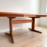 Danish Teak Dining Table w/ Butterfly Leaf
