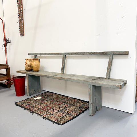 Primitive Painted Bench