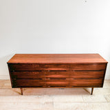 Mid Century Walnut Low Dresser