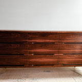 Mid Century Walnut Low Dresser
