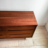 Mid Century Walnut Low Dresser