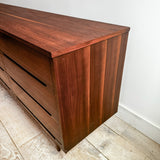 Mid Century Walnut Low Dresser