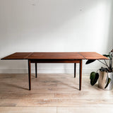 Danish Teak Expandable Dining Table