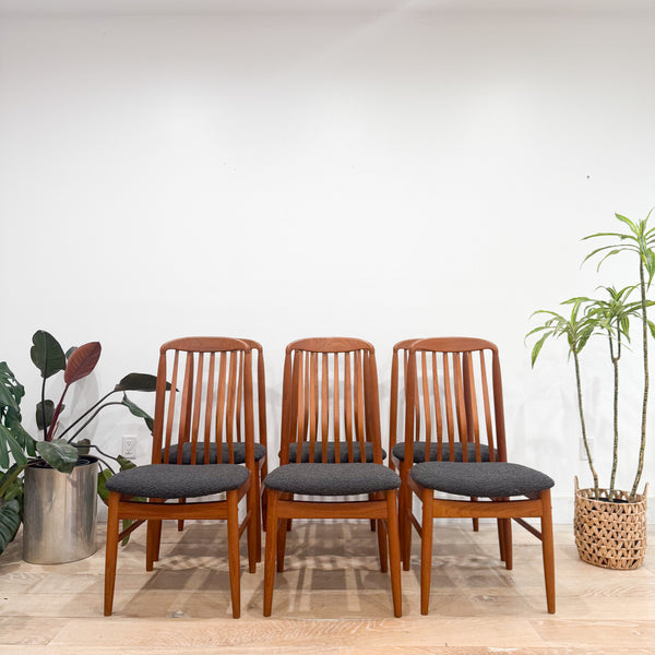 Set of 6 Benny Linden Teak Dining Chairs – Atomic Furnishing & Design