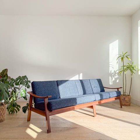 Danish Teak Sofa w/ New Upholstery