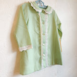 Green and Lace Toddler Dress