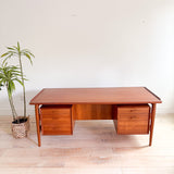 Danish Teak Desk by Arne Vodder for Sibast