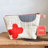 Chomp Quilted Pouch - Primary Colors
