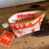 Chomp Sweetie Pouch - Pink and Orange