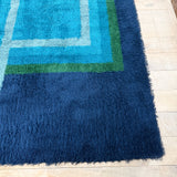 Blue Rya Rug - 8'3x11'6