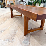 Rare Bruksbo Norway Teak Coffee Table/Bench