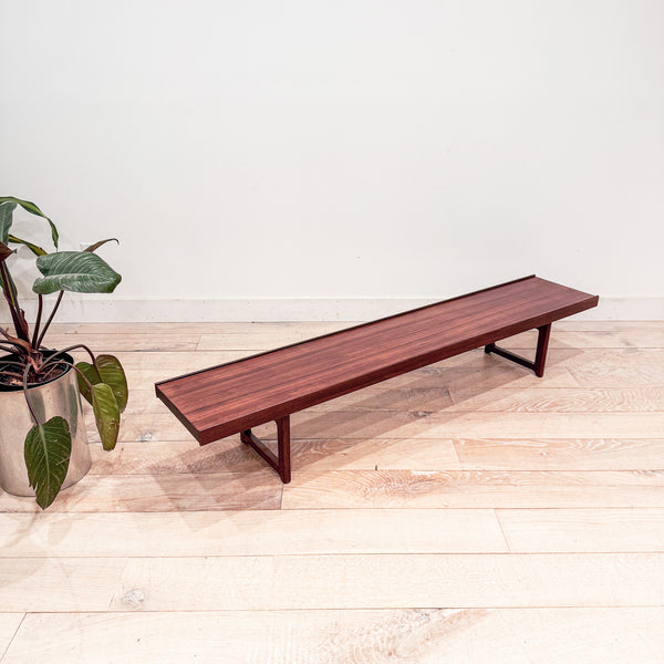Rare Bruksbo Norway Rosewood Coffee Table/Bench – Atomic