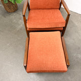 Milo Baughman Recliner With Footstool
