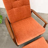 Milo Baughman Recliner With Footstool