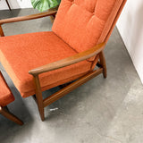 Milo Baughman Recliner With Footstool