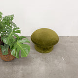 Vintage Green Mushroom Ottoman