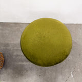 Vintage Green Mushroom Ottoman