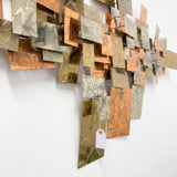 Brutalist Brass Metal Art