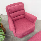 Milo Baughman Rocker + Ottoman - New Upholstery