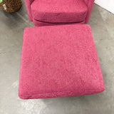 Milo Baughman Rocker + Ottoman - New Upholstery