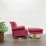 Milo Baughman Rocker + Ottoman - New Upholstery