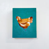 8x10 Buff Ameraucana - Mounted Print
