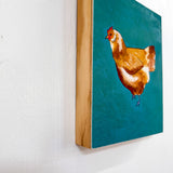 8x10 Buff Ameraucana - Mounted Print