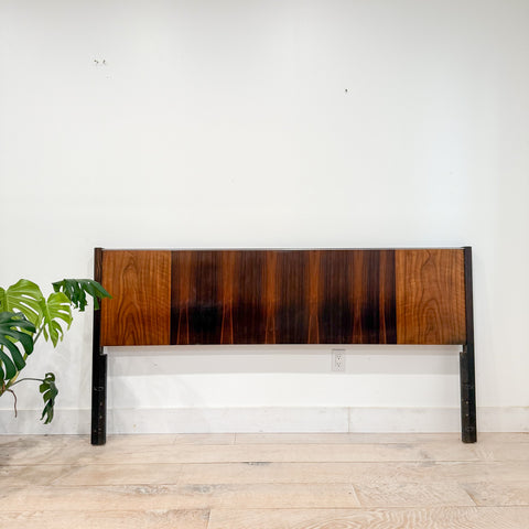 King Size Walnut + Rosewood Headboard