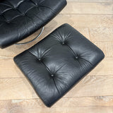 Black Ekornes Chair + Ottoman