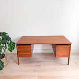 Danish Teak Desk by GV Mobler
