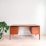 Danish Teak Desk by GV Mobler