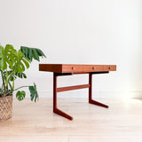 Danish Teak Georg Petersens Cantilevered Desk