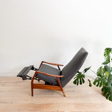 Milo Baughman Recliner - New Leather Upholstery