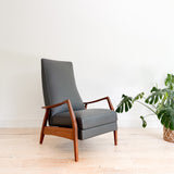Milo Baughman Recliner - New Leather Upholstery