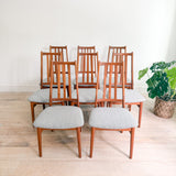 Set of 8 Preben Schou Dining Teak Dining Chairs