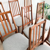 Set of 8 Preben Schou Dining Teak Dining Chairs