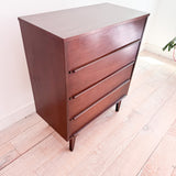 Mid Century Formica Top Highboy Dresser