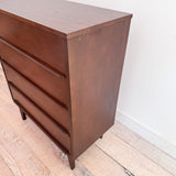 Mid Century Formica Top Highboy Dresser