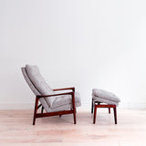 Mid Century Dux Recliner w/ Ottoman
