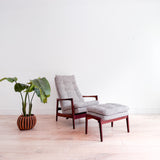Mid Century Dux Recliner w/ Ottoman