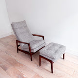 Mid Century Dux Recliner w/ Ottoman