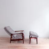 Mid Century Dux Recliner w/ Ottoman