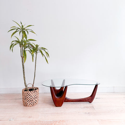 Mid Century Amoeba Shape Coffee Table