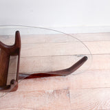 Mid Century Amoeba Shape Coffee Table