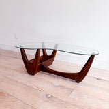 Mid Century Amoeba Shape Coffee Table