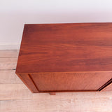 Danish Teak Credenza w/ Tambour Doors