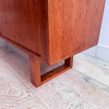 Danish Teak Credenza w/ Tambour Doors