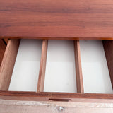 Danish Teak Credenza w/ Tambour Doors